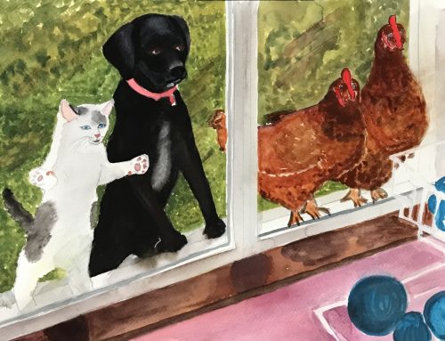Where’s Our Supper? – A Watercolour Painting